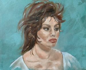 Sophia Loren 30 x 30