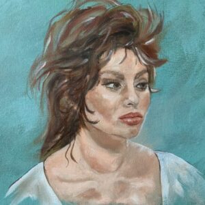Sophia Loren 30 x 30